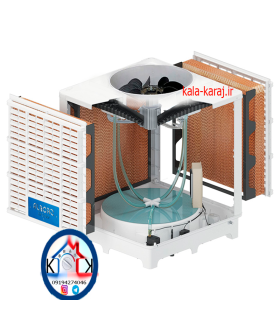 کولر 18هزار سلولزی پلیمری بالا زن البرز مدل NTAC9/180U
