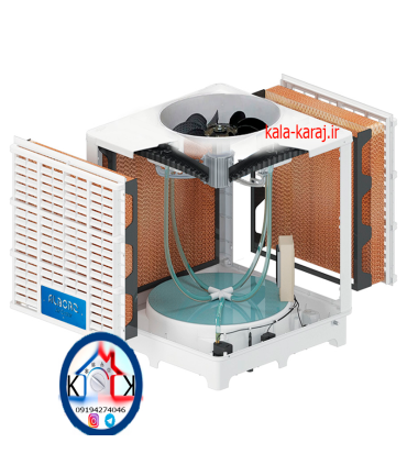 کولر 18هزار سلولزی پلیمری بالا زن البرز مدل NTAC9/180U